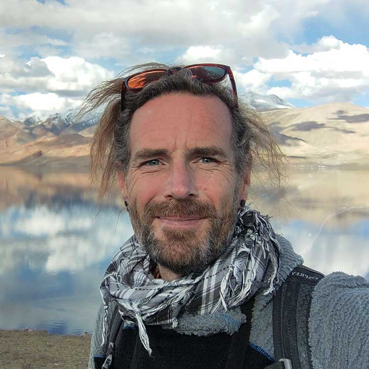 James Turner Black Spiral Design