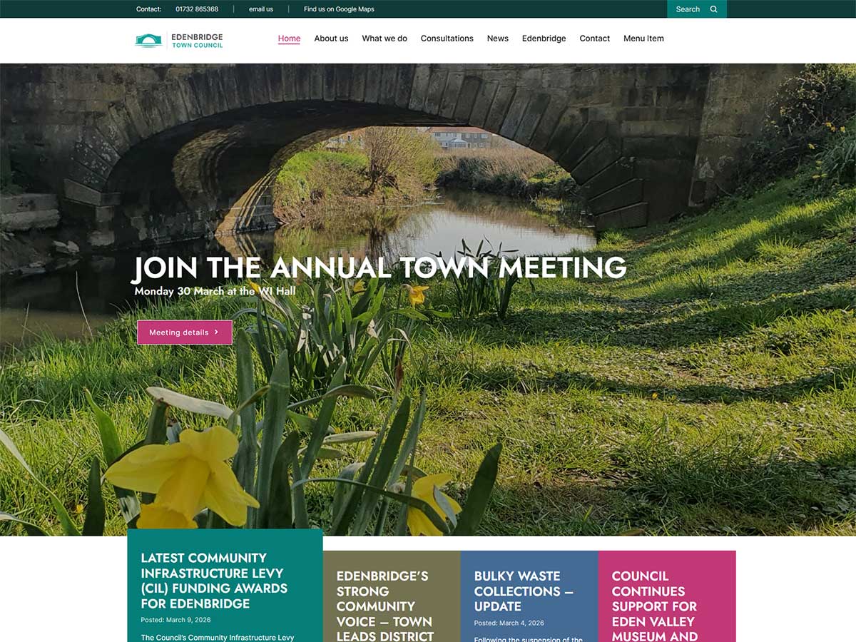 Edenbridge Town Council Website