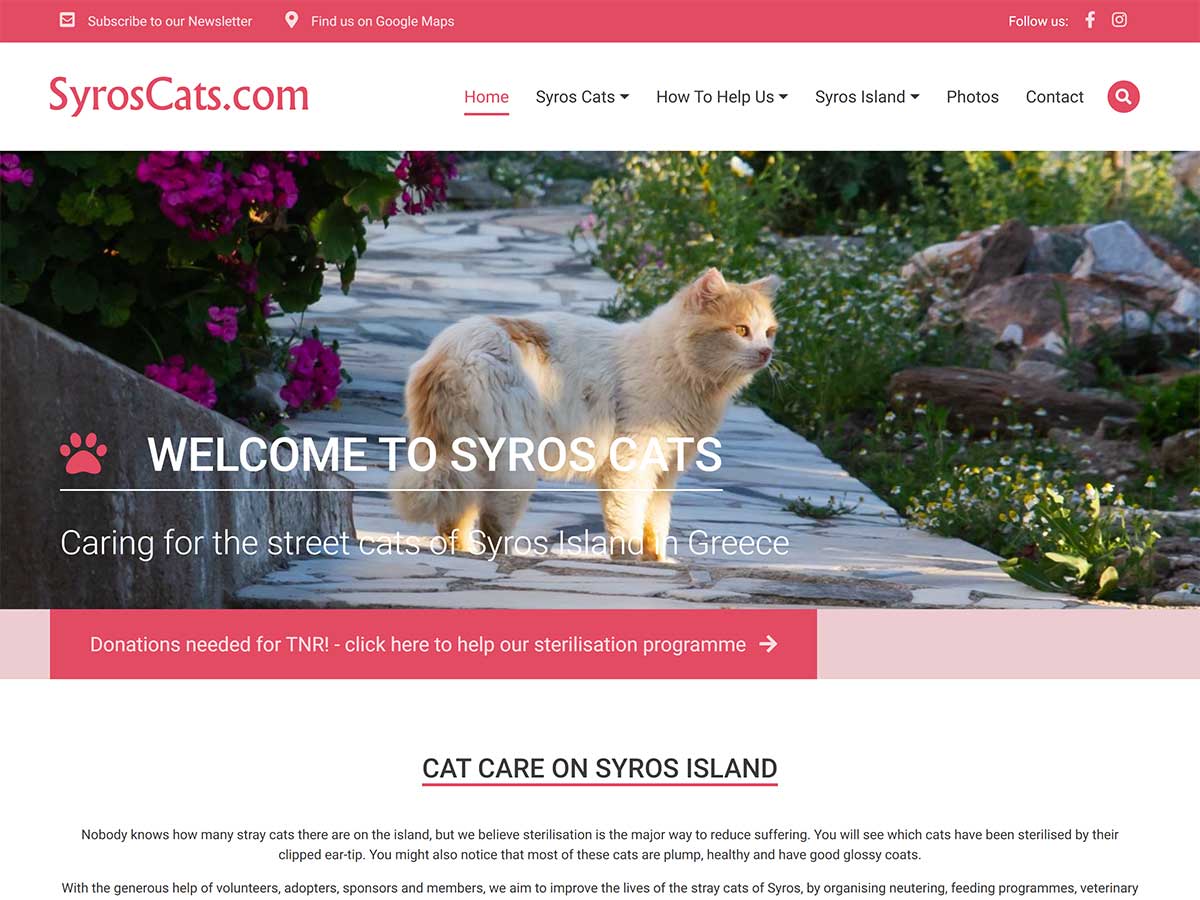 Syros Catsl Website